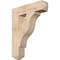Ekena Millwork Funston Craftsman Smooth Bracket, Douglas Fir, 3 1/2"W x 16"D x 20"H BKT04X16X20FST04SDF - alternate 1